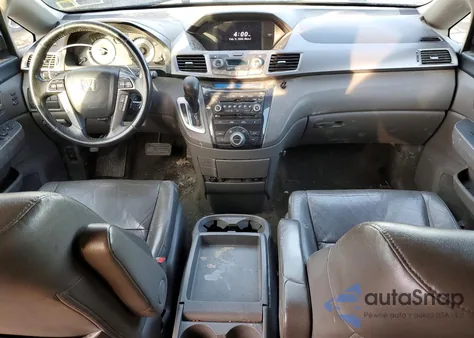 2012 Honda Odyssey Touring из США, поврежденный, VIN 5FNRL5H96CB082336